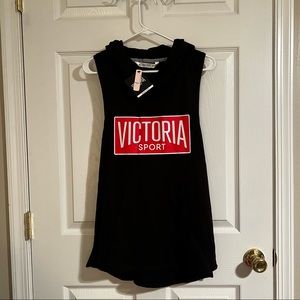 NWT Victoria Sport Cutoff Sweatshirt
